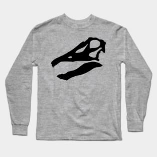 Diplodocus skull - black Long Sleeve T-Shirt